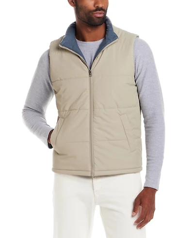 Weatherproof Vintage Men's Matte Zip Front Puffer Vest