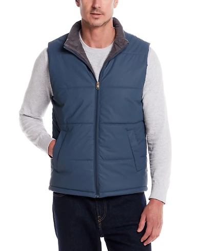 Weatherproof Vintage Men's Matte Zip Front Puffer Vest