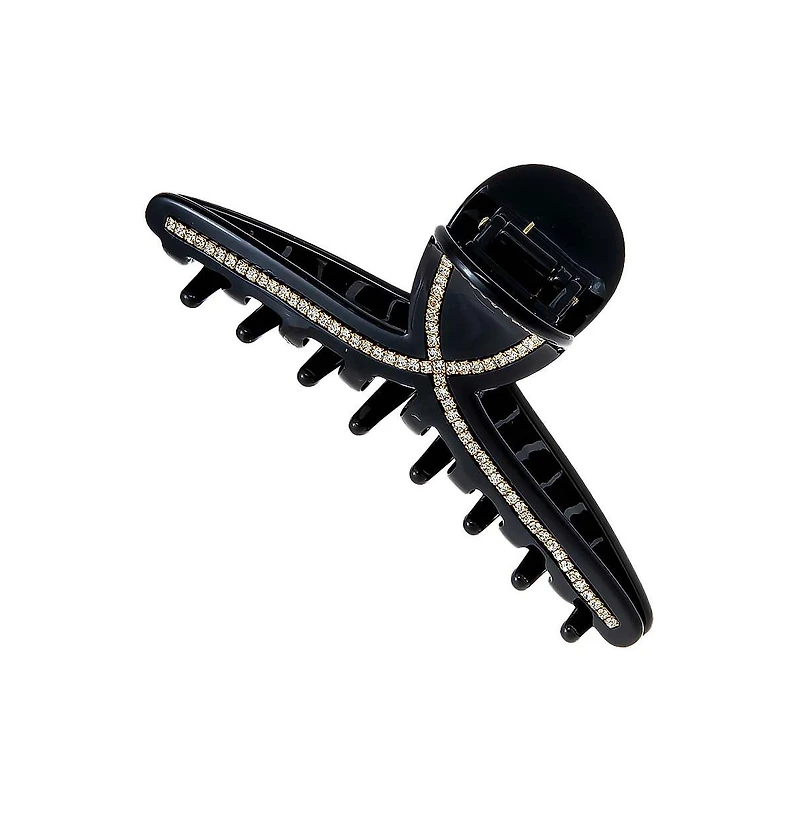 By Adina Eden Rhinestone Loop Large Claw Clip