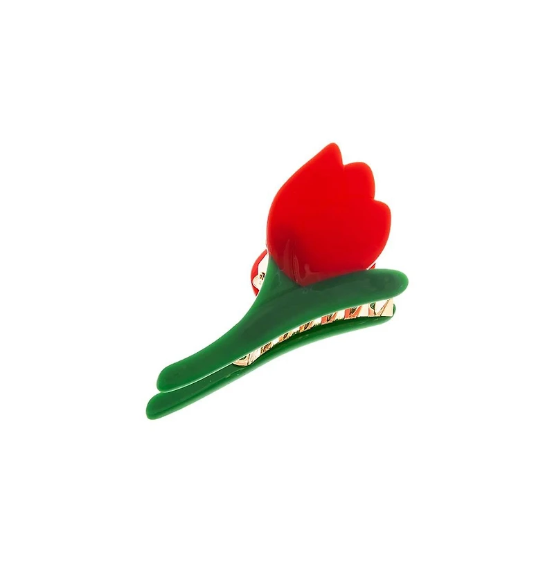Colored Rose Flower Hair Claw Clip By Adina Eden