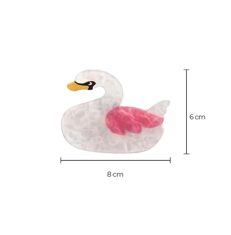 Marble Swan Hair Claw Clip By Adina Eden