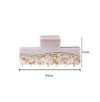 Rhinestone Two Tone Stone Large Claw Clip By Adina Eden