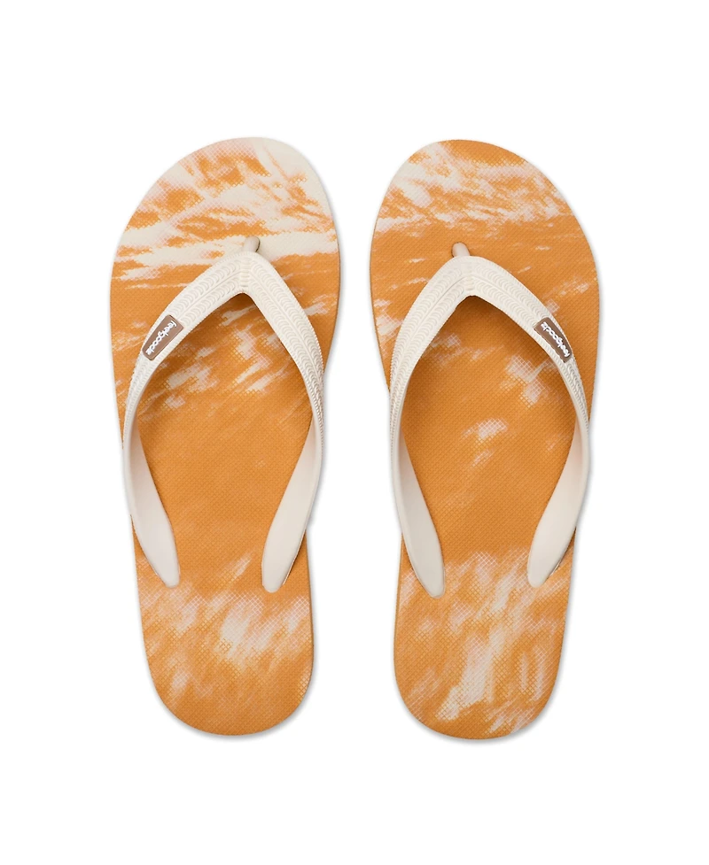 Feelgoodz Men's Men s Classicz Remix Natural Rubber Flip-Flop Thong Sandals