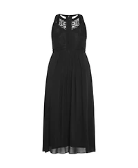 City Chic Women's Panelled Bodice Maxi Dress