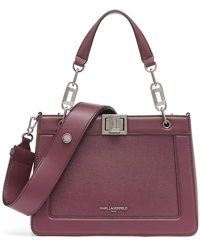 Karl Lagerfeld Paris Ivette Leather Satchel