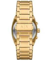 A|X Armani Exchange Men's Quartz Chronograph Gold Stainless Steel Watch, 40mm