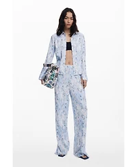 Desigual Women's Pleated stretch shirt