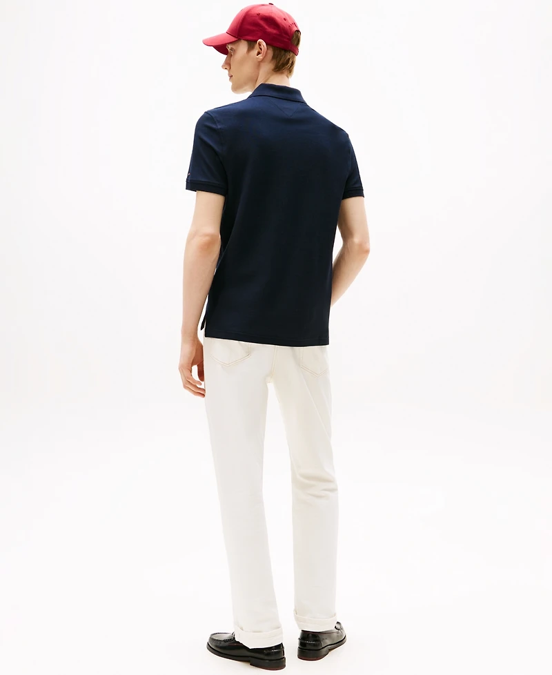 Tommy Hilfiger Men's Regular-Fit Logo Script Polo Shirt