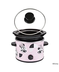 Uncanny Brands Disney Minnie Mouse 2-Qt Slow Cooker