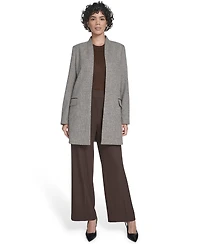 Calvin Klein Women's Long-Sleeve Open-Front Topper Jacket