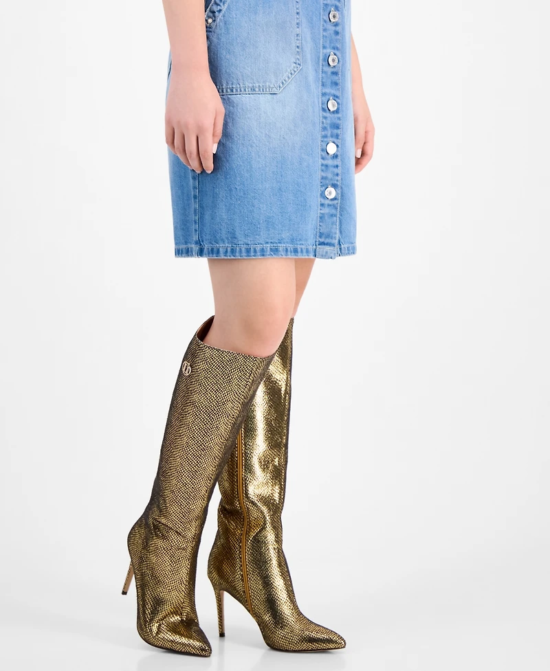 Things Ii Come Women's Lacorei Luxurious Tall Knee-High Boots