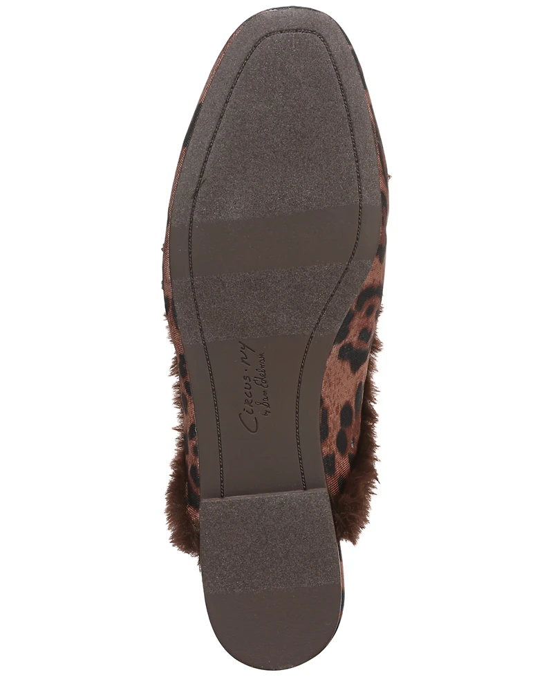 Circus Ny by Sam Edelman Women's Tillie Embellished Cozy Faux-Shearling Slip-On Clogs