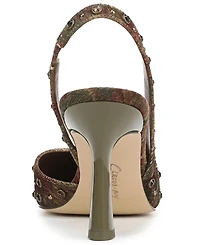 Circus Ny by Sam Edelman Women's Tallie Rhinestone Pointed-Toe Asymmetrical Pumps