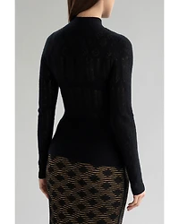 Sskein Women's 's Elise Pointelle Lace Sweater