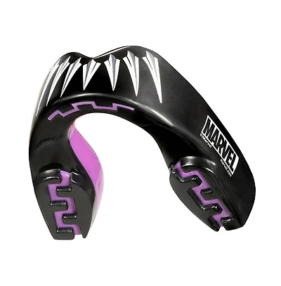 SafeJawz Marvel Sports Mouthguard Dual Layer Premium Mouth Guard with Case for Basketball, Football, Mma, Hockey - Junior Iron Man