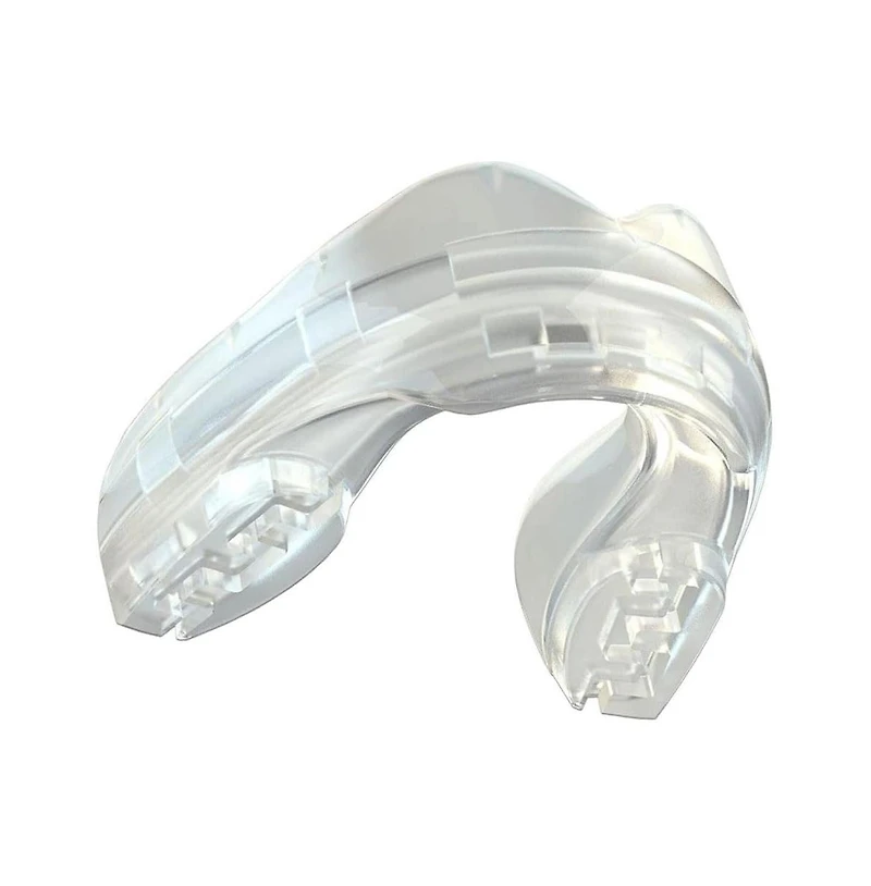 SafeJawz Ortho Protective Sports Mouth Guard for Braces with Case Boxing, Basketball, Lacrosse, Football, Mma, Hockey - Ice Pink