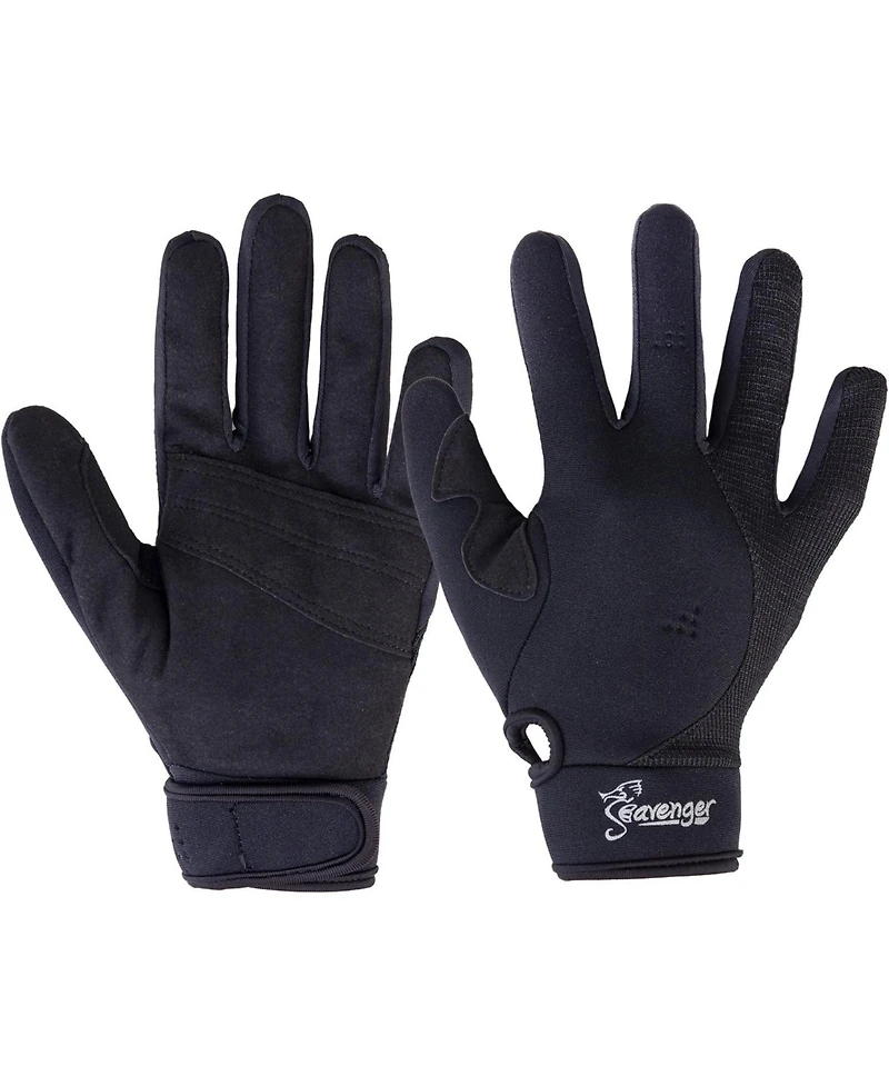 Seavenger Abyss 1.5mm Mesh Reef Water Sports Gloves with Amara Leather Palm