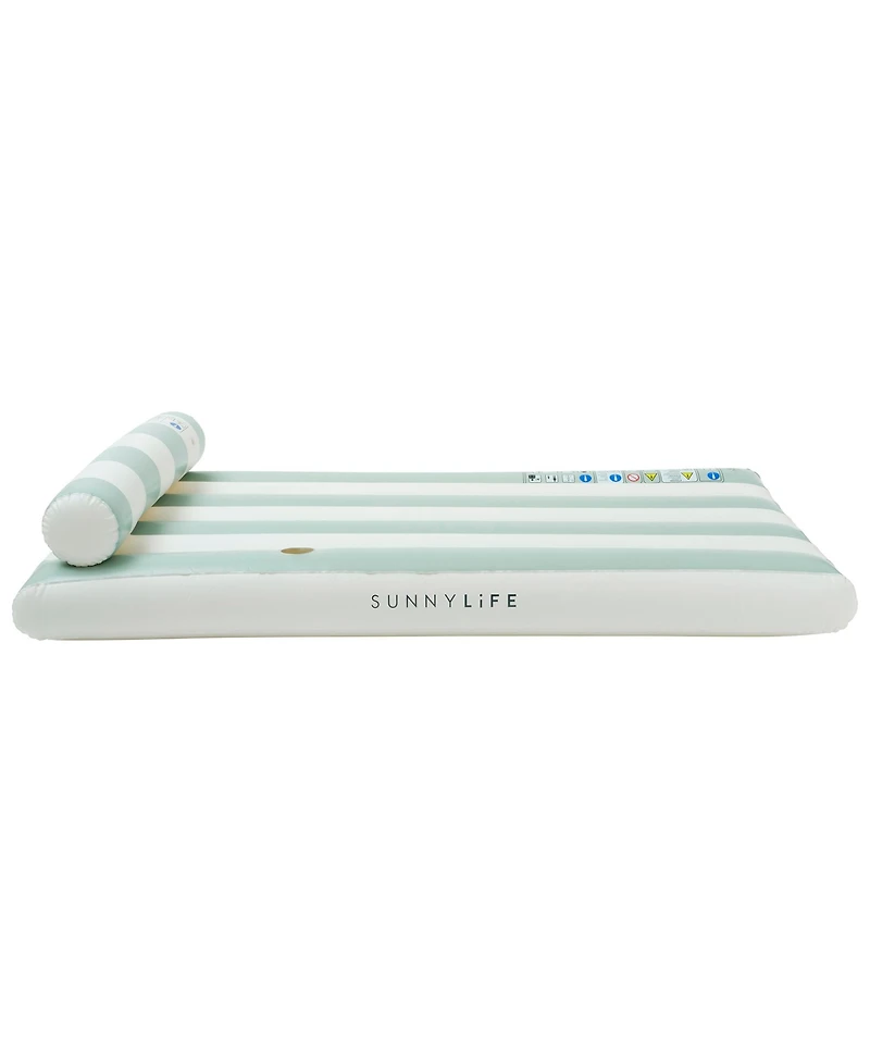 Sunnylife Luxe Lilo: Green Stripe