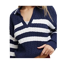 Cotton On Women's Coco Cotton Long Sleeve Polo