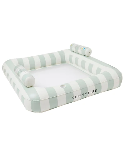 Sunnylife Luxe Twin Hammock Float: The Vacay Soft Olive