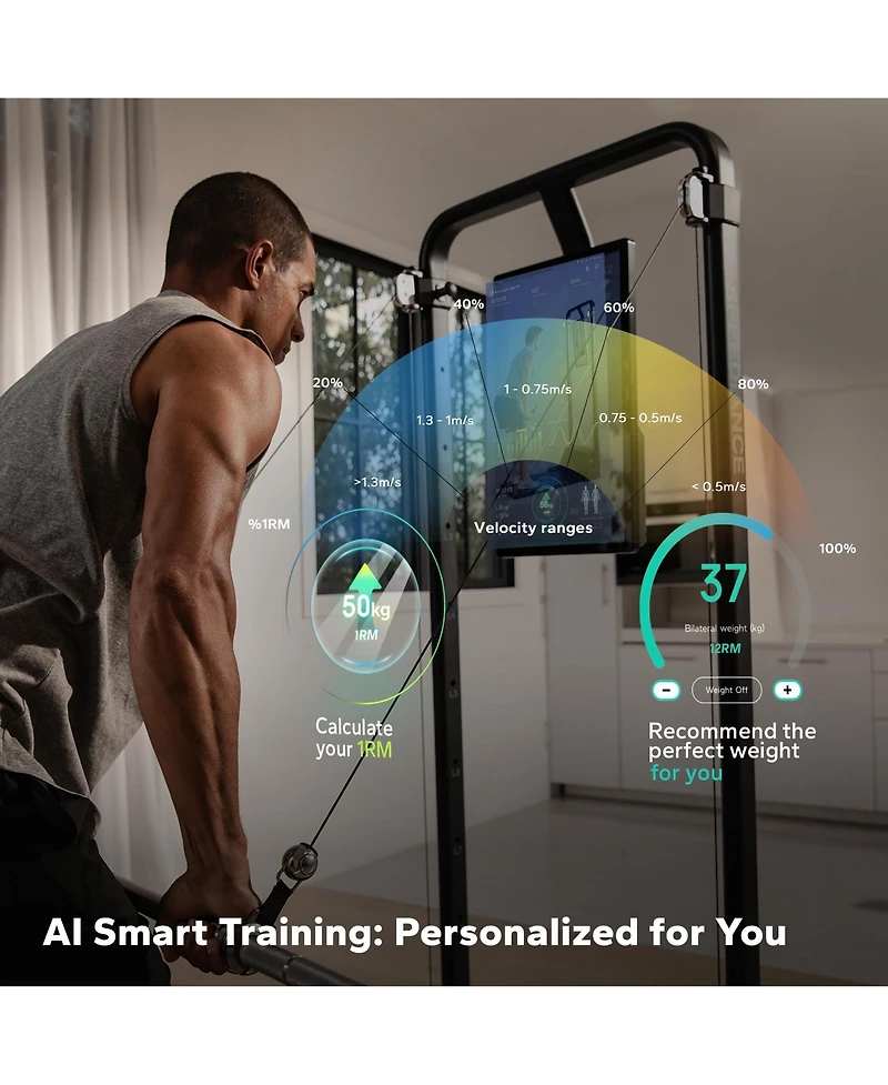 Speediance Gym Monster Smart Home Gym, Multifunctional Strength Training Machine, Smith Machine Power Cage Workout Station