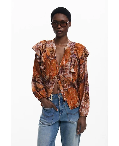 Desigual Women's Romantic paisley blouse
