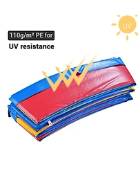 Yescom Trampoline Mat & Pad Replacement Kit w/ 72V-Ring for 12ft Round Trampoline Frame