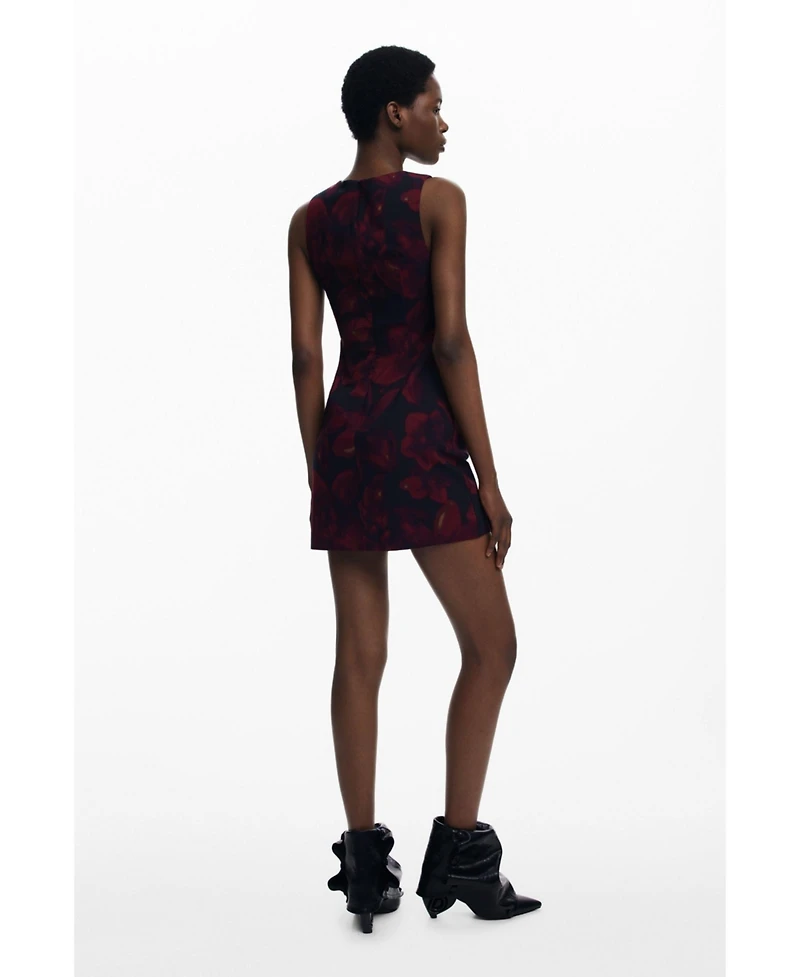 Desigual Women's Ruched pinafore dress