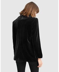 Belle & Bloom Women's Eternity Velvet Blazer