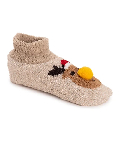 Muk Luks Women's Cozy Ribbed Cuff Booties