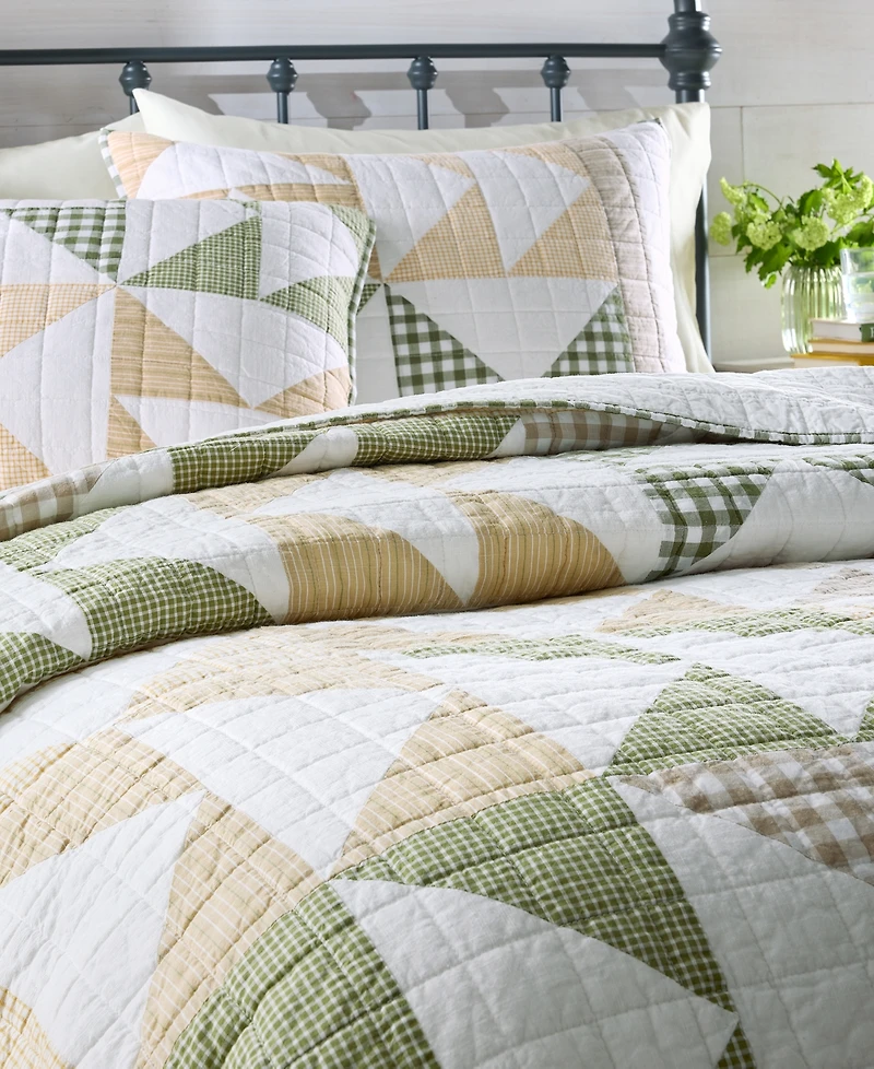 Charter Club Woodland Patchwork 2-Pc. Quilt Set, Twin, Macy's Exclusive