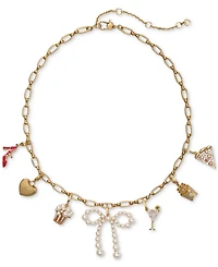 kate spade new york One A Million Chain Charm Necklace, 16" + 3" extender