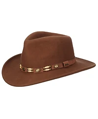 Scala Men's Crush Felt Tracker Hat