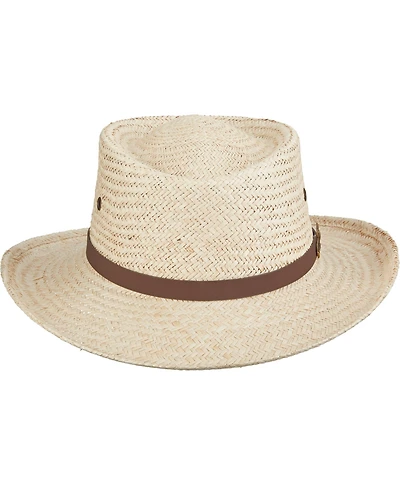 Scala Men's Palm Fiber Gambler Hat