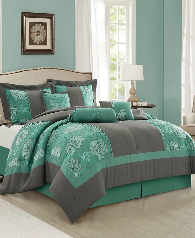 Stratford Park Sibyl Jacquard 7-Pc. Comforter Set, California King