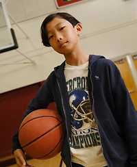 abercrombie kids Boys Essential Full Zip Hoodie