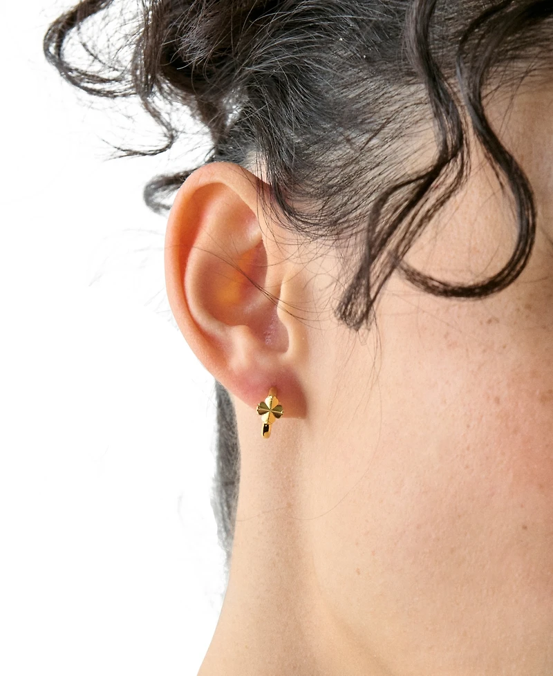 kate Spade new york Flower Huggie Earrings
