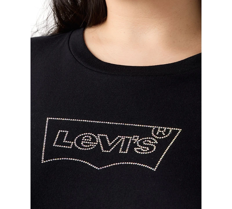 Levi's Plus Cotton Perfect Studded Logo T-Shirt