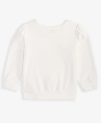 First Impressions Baby Girls Long-Sleeve Floral-Heart Velour Top, Macy's Exclusive