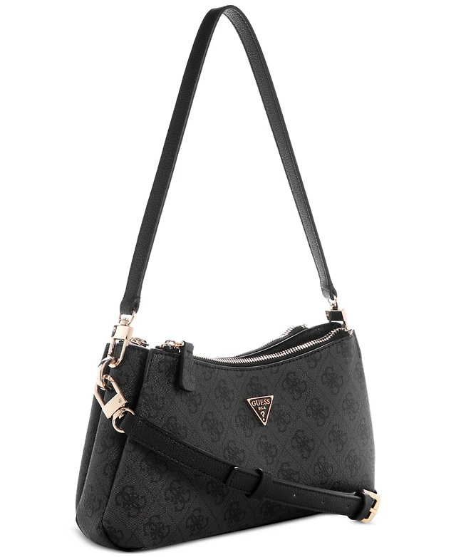 Guess NOELLE II LUXURY SATCHEL - Sac à main - coal/gris foncé Guess NOELLE II LUXURY SATCHEL - Sac à main - coal/gris foncé