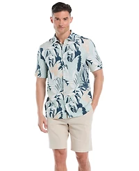 Cubavera Men's Tropical Print Short Sleeve Button Down Shirt