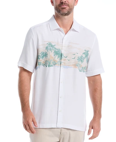 Cubavera Men's Tropical Landscape Shirt