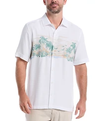 Cubavera Men's Tropical Landscape Shirt
