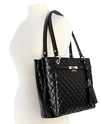 Guess Idra Noel Large Quilted Tote Bag