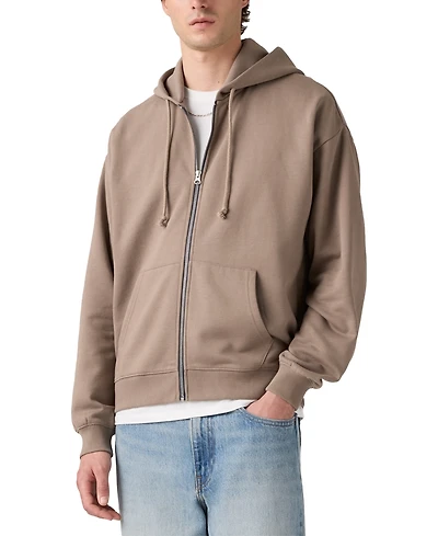 Levi's Men's Relaxed Fit Cropped Full-Zip Hoodie