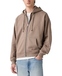 Levi's Men's Relaxed Fit Cropped Full-Zip Hoodie