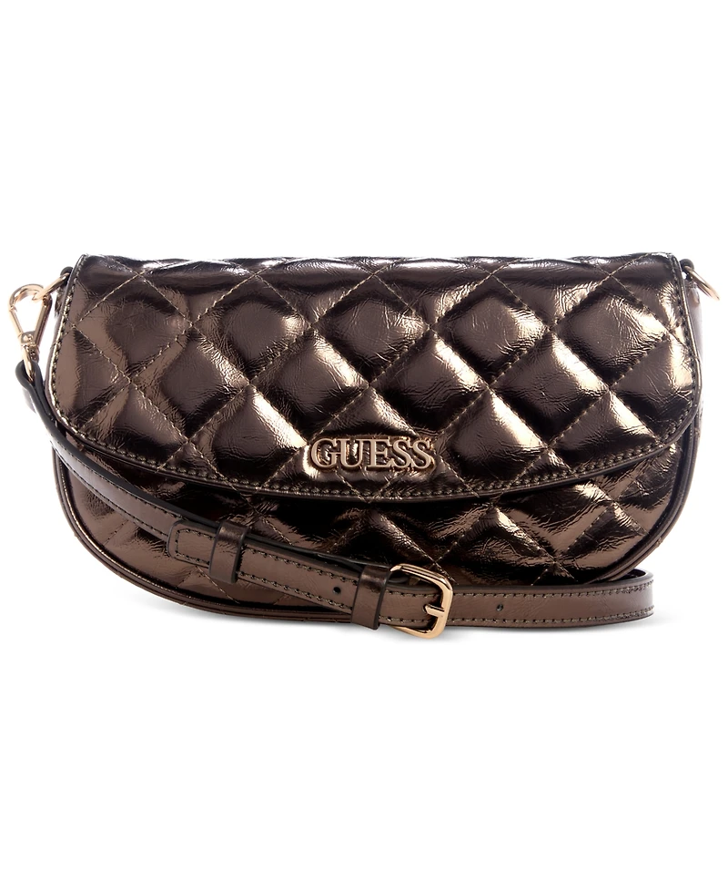 Guess Tinsley Small Quilted Flap Shoulder Bag