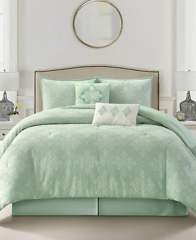 Stratford Park Prissa Medallion 6-Pc. Comforter Set, California King