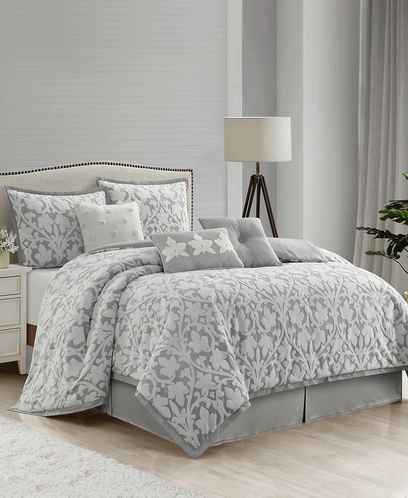 Stratford Park Adissa Floral 7-Pc. Comforter Set