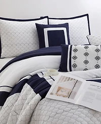 Stratford Park Navina Geometric 7-Pc. Comforter Set, California King